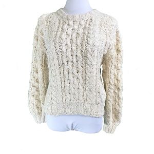 💣 Terramar Cream M Women's Sweater Top